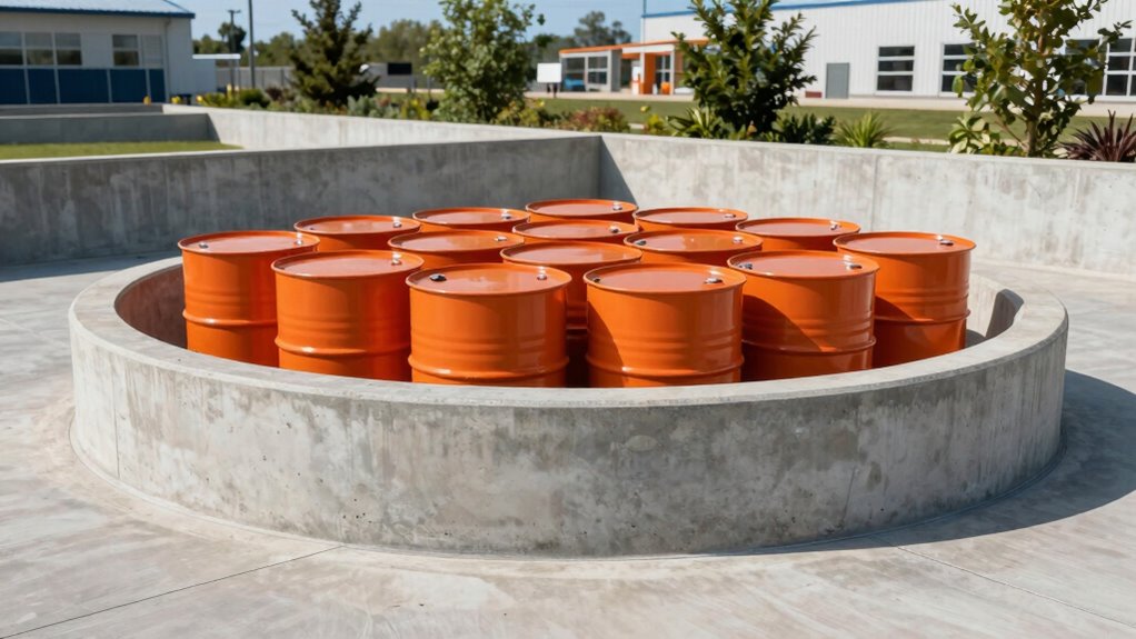 assess facility spill containment