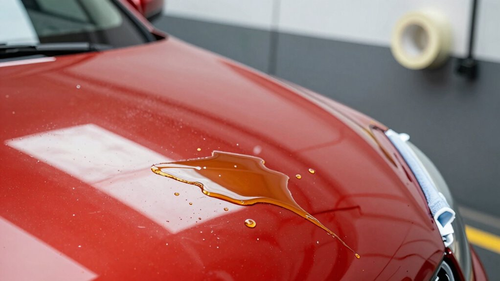 brake fluid paint repair