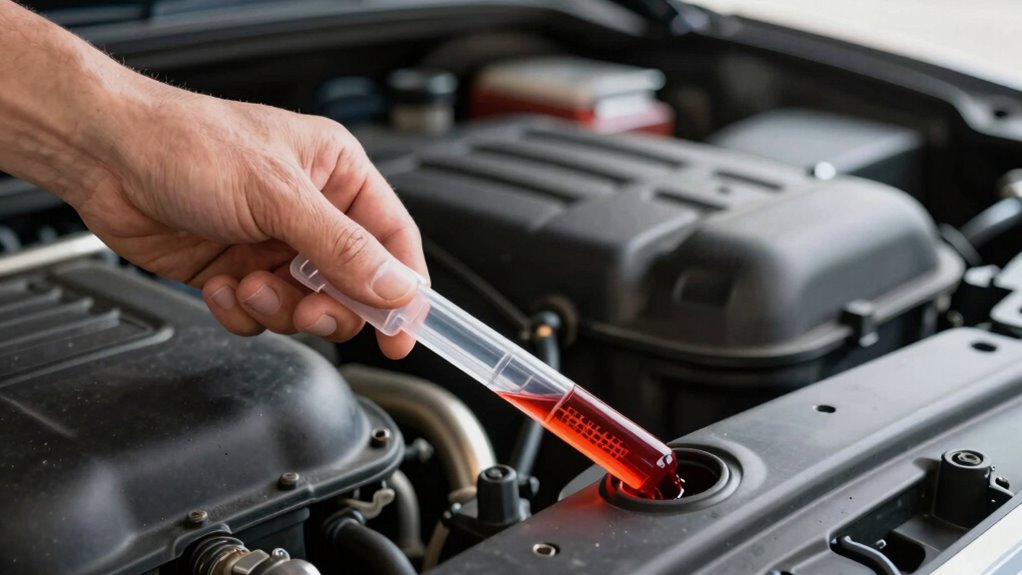 check fluid level accurately