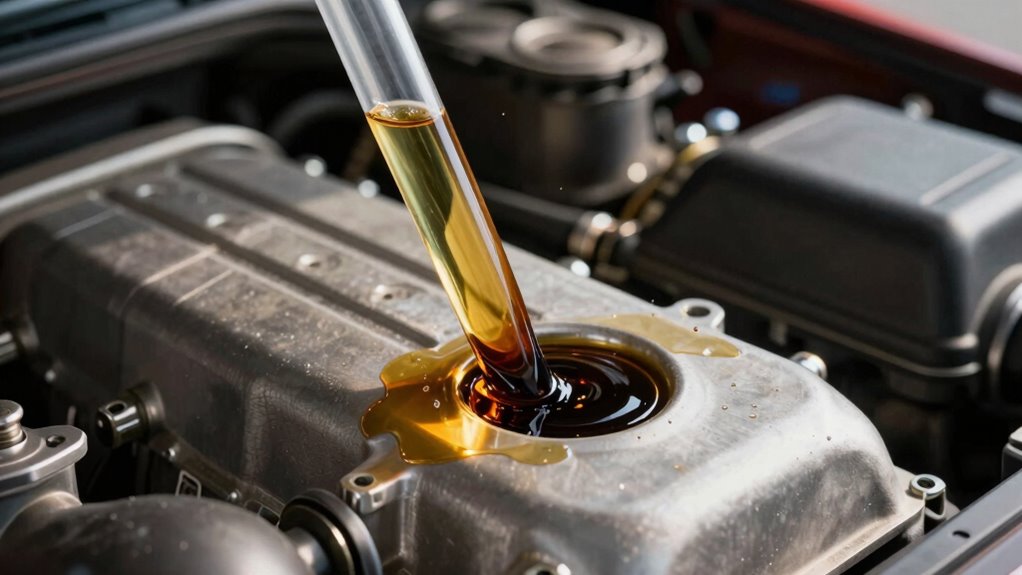 check for oil contamination signs