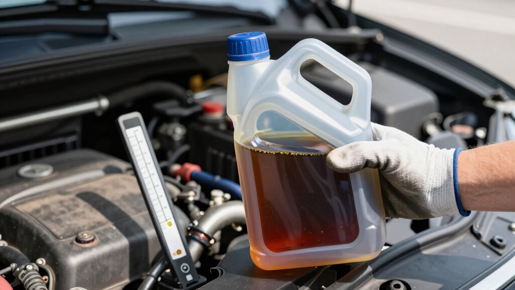 check oil type and level