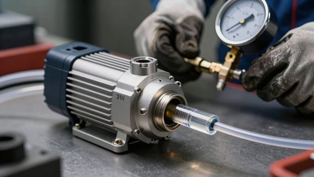 check power and clear blockages