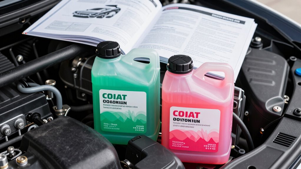 check vehicle coolant specifications