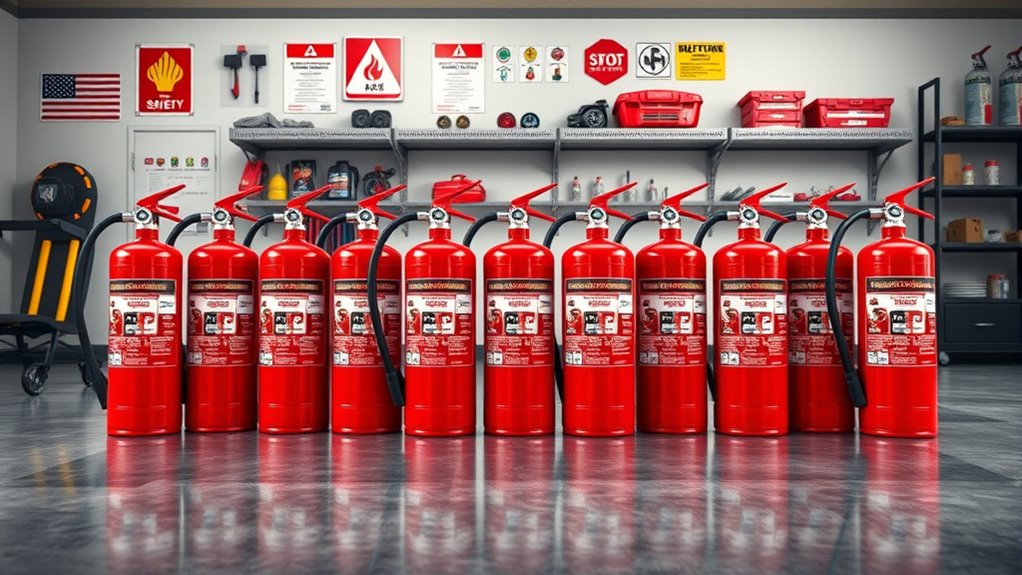 choose appropriate garage extinguisher