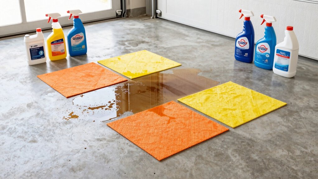 choose spill specific cleaners