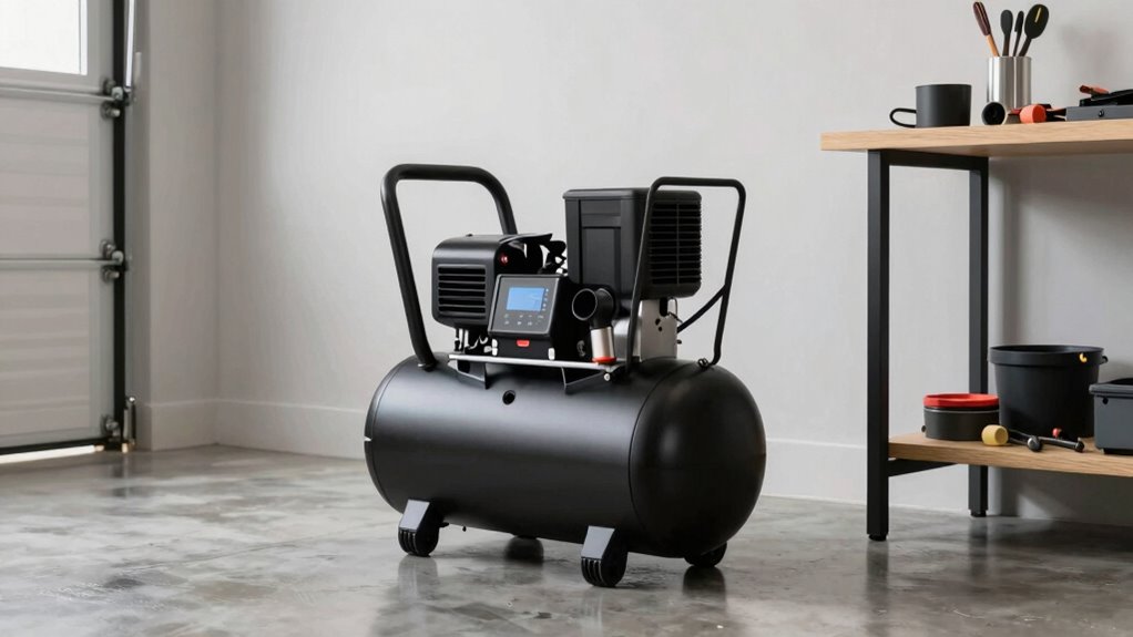 choosing quiet garage air compressor