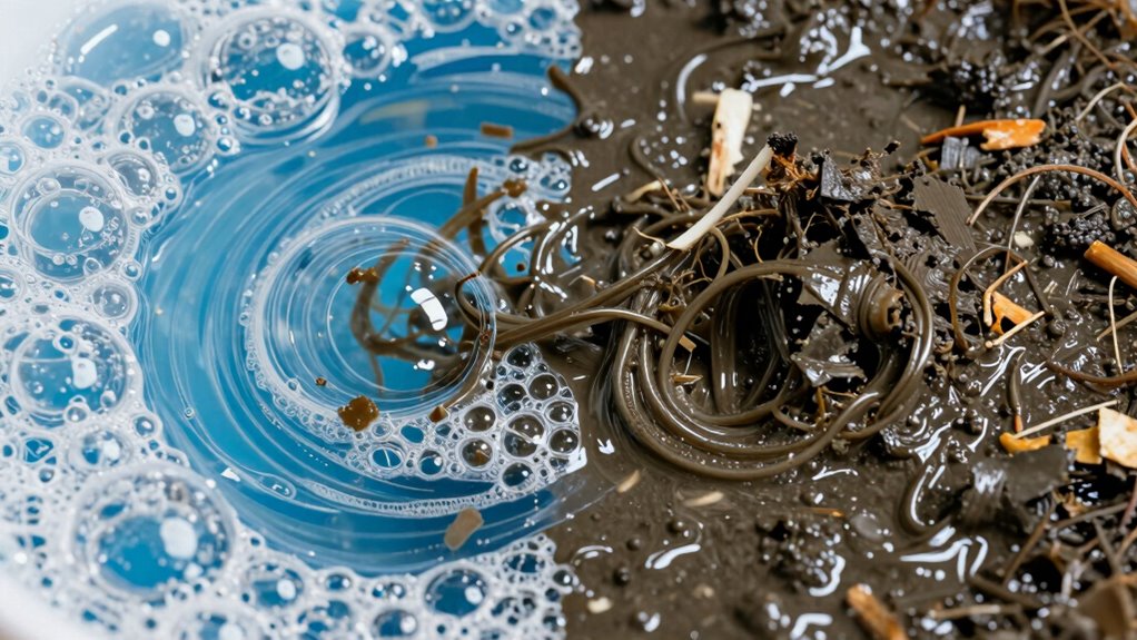 cleaning agents for oil