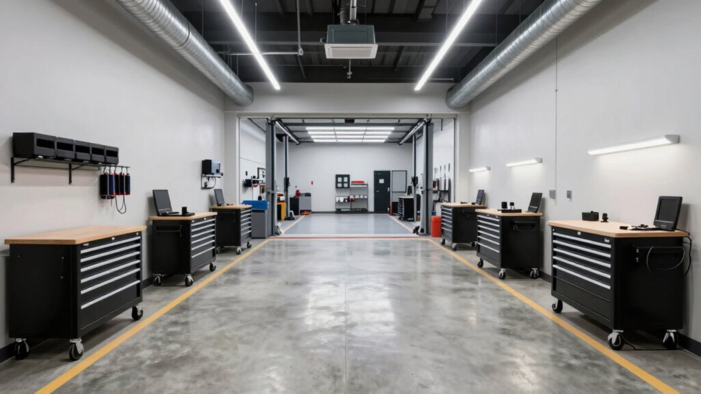 clear unobstructed workflow pathways