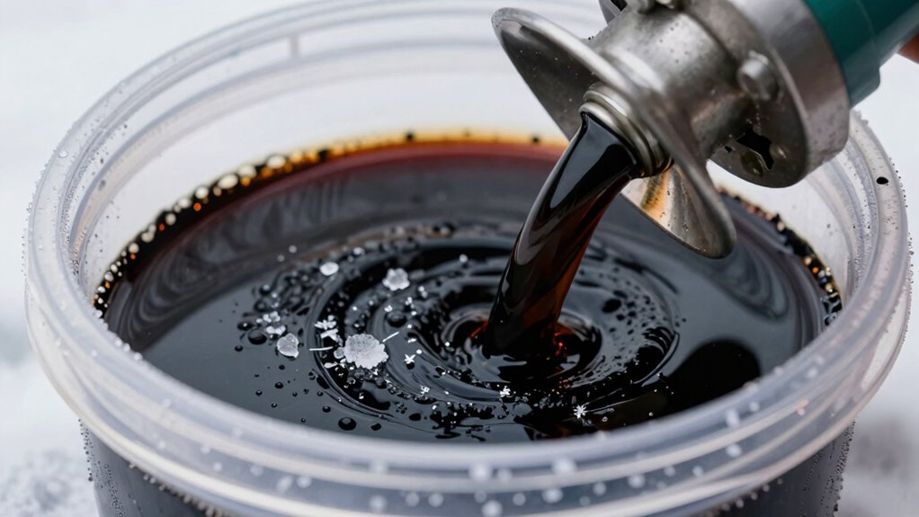 cold weather oil flow