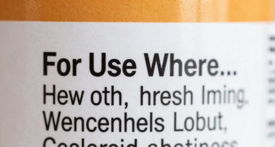 conditional usage instructions