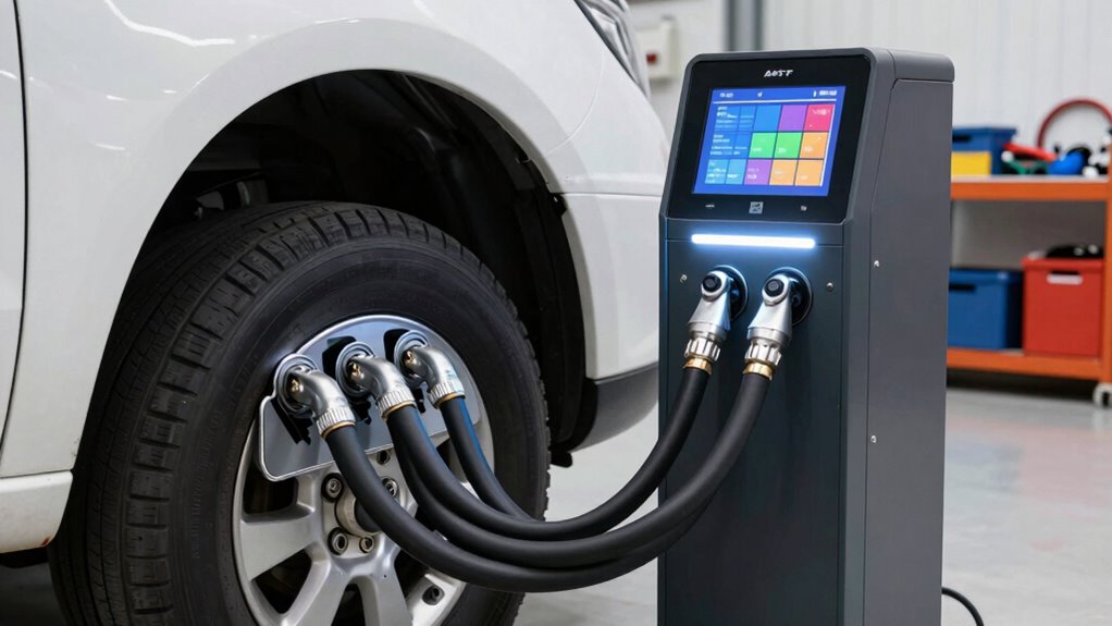 connecting transmission fluid lines