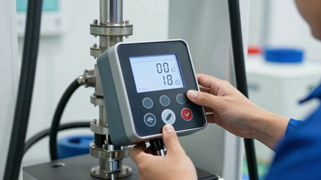 digital flow measurement calibration