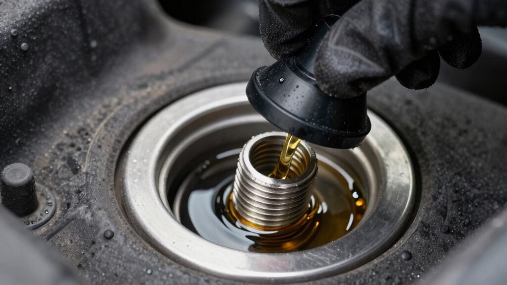 drain plug oil change procedures