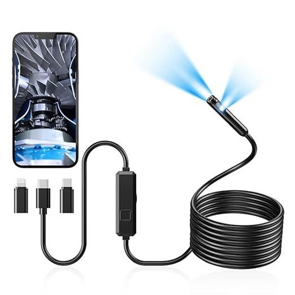 dual lens endoscope camera