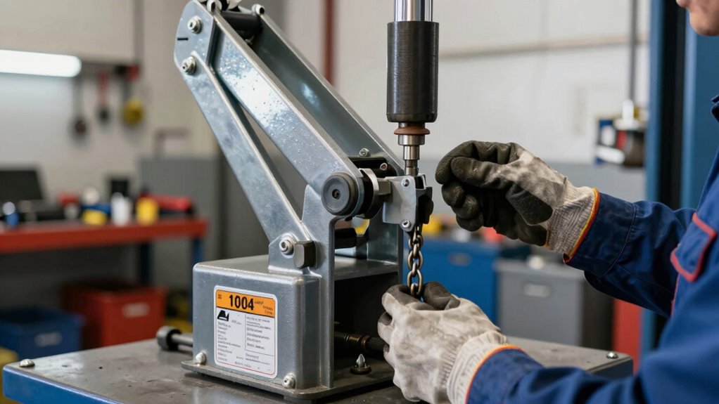 engine hoist testing procedures