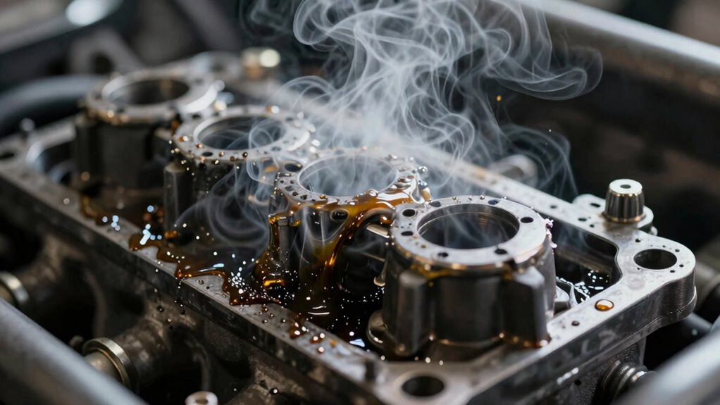 engine oil blow by symptoms