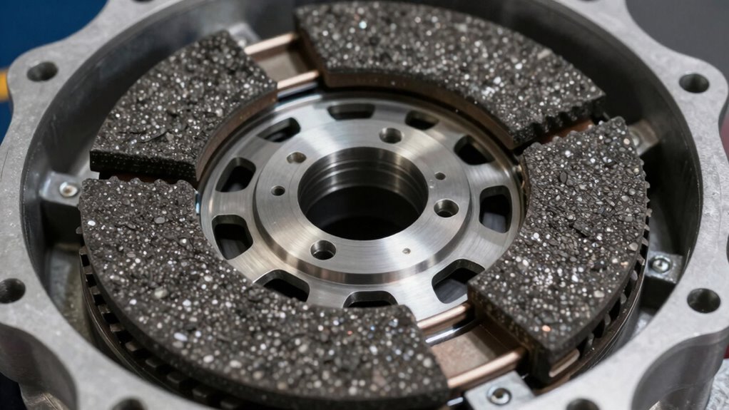 friction clutch noise reduction