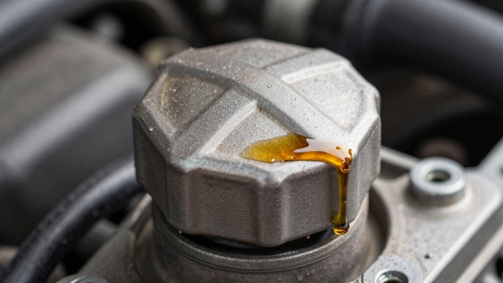 fuel mixing with engine oil