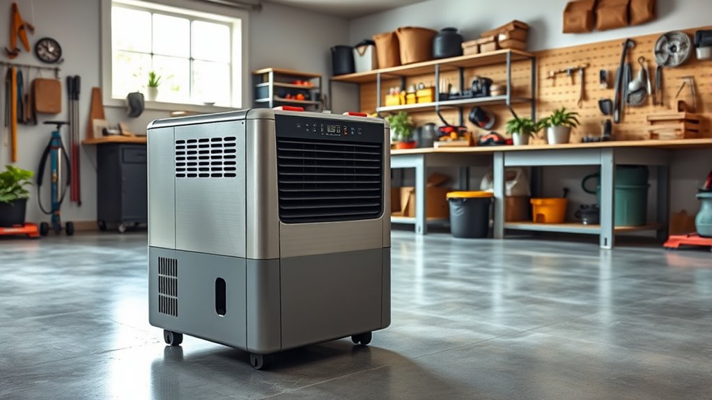 garage workshop dehumidifier considerations