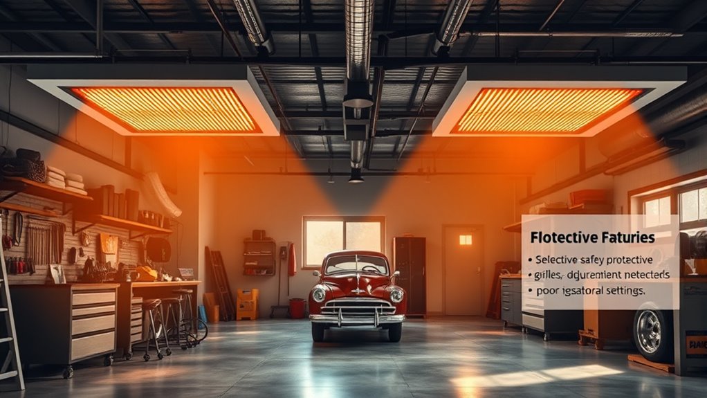 garage workshop infrared heater considerations