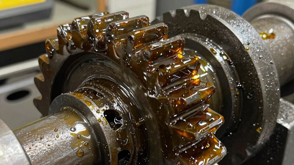 gear oil odor indicates issues