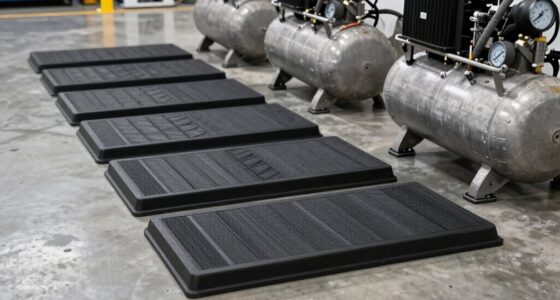 heavy duty compressor vibration pads
