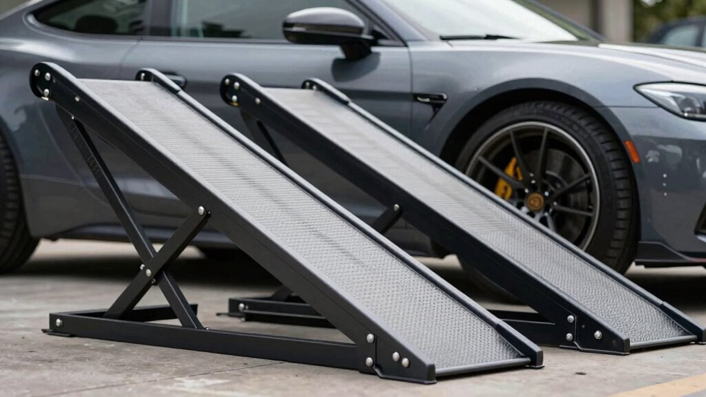 heavy duty low car ramps