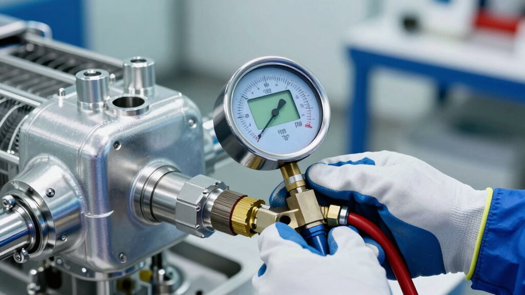 ideal pressure test outcome