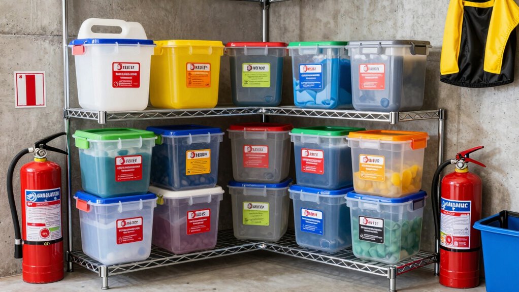 identify hazardous chemical storage