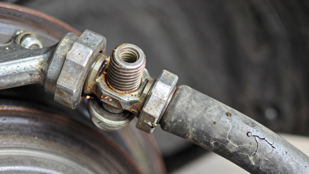 inspect for leaks and damage