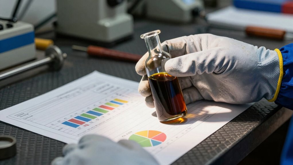 interpreting oil test results