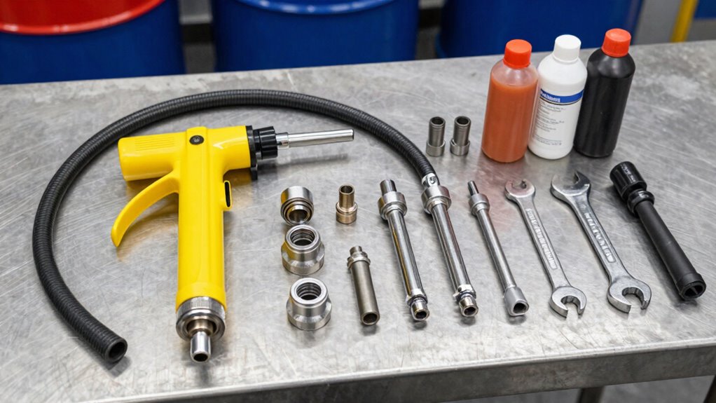 key grease pump components