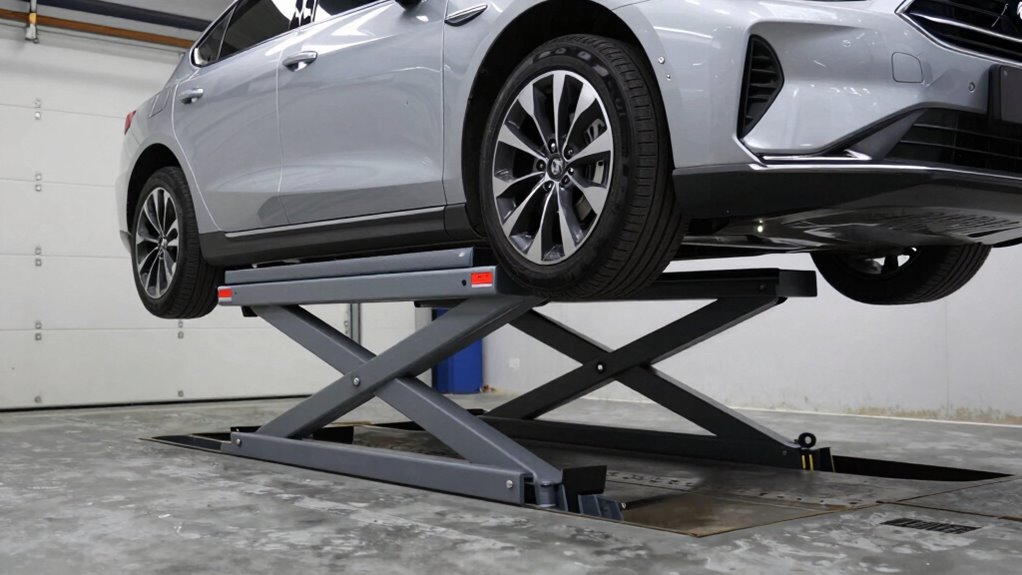 low ceiling garage car lift