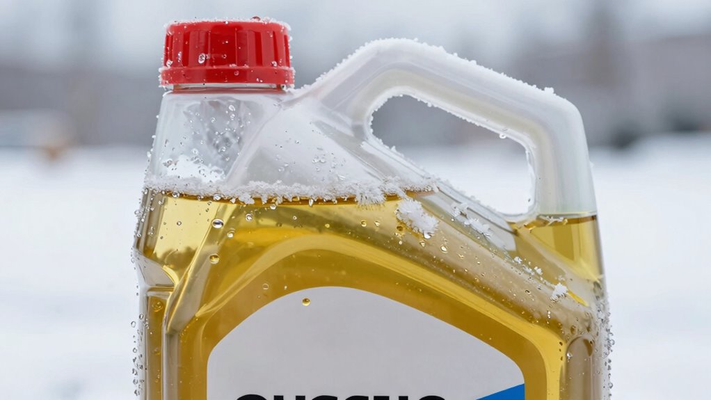 low temperature oil flow