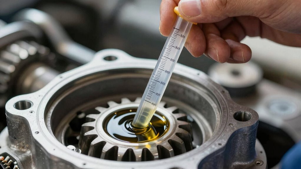 maintain proper gear oil levels