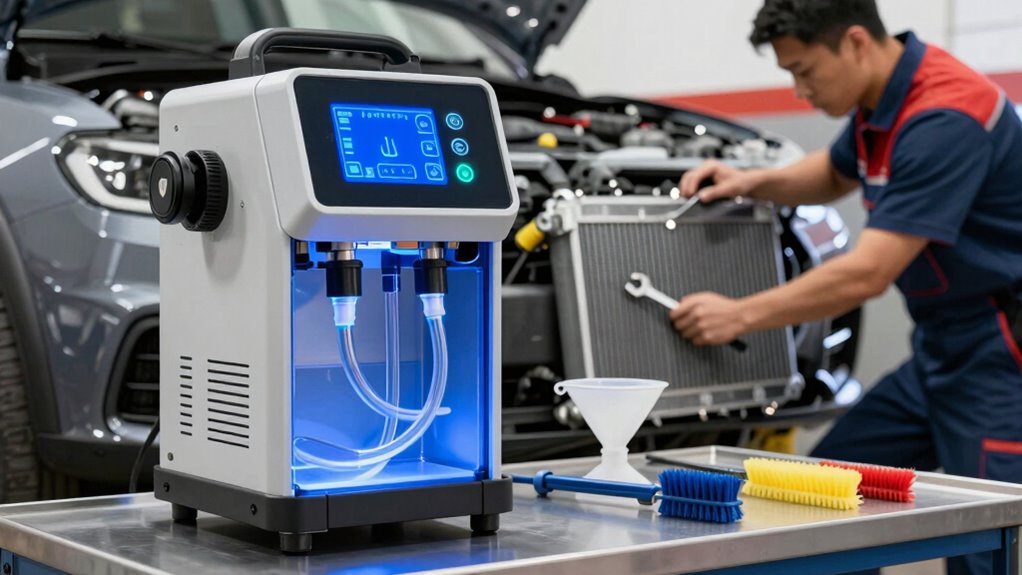 manual coolant maintenance methods