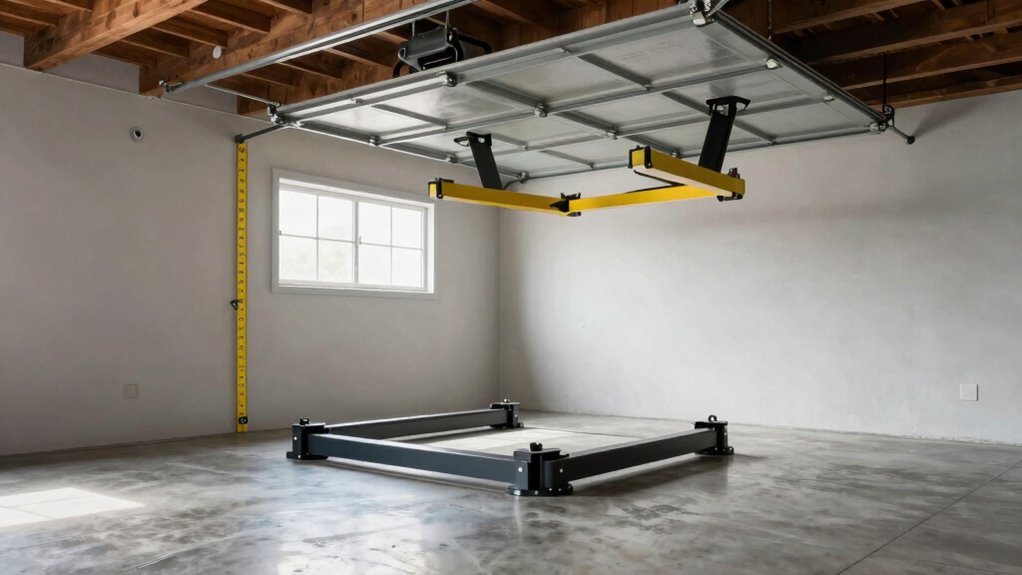 measure garage ceiling height