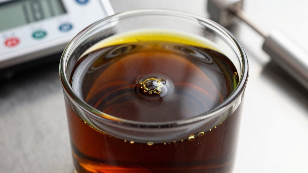 measuring oil viscosity stability