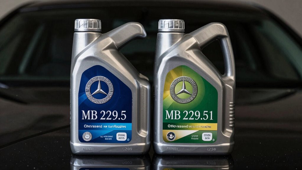 mercedes oil specification differences