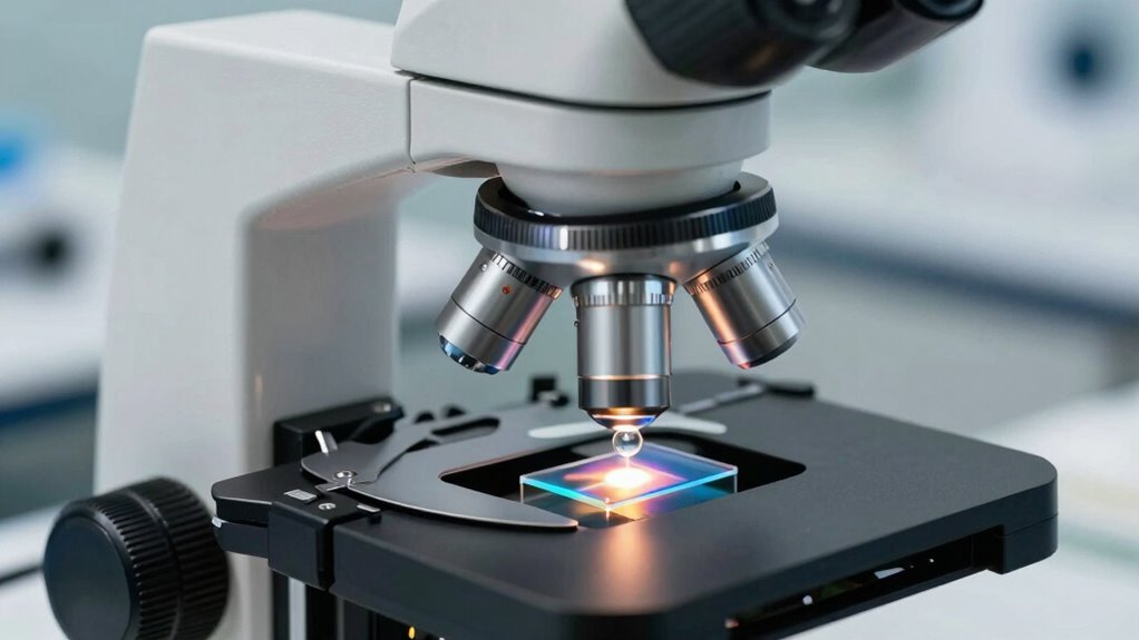 microscope features for fluid inspection