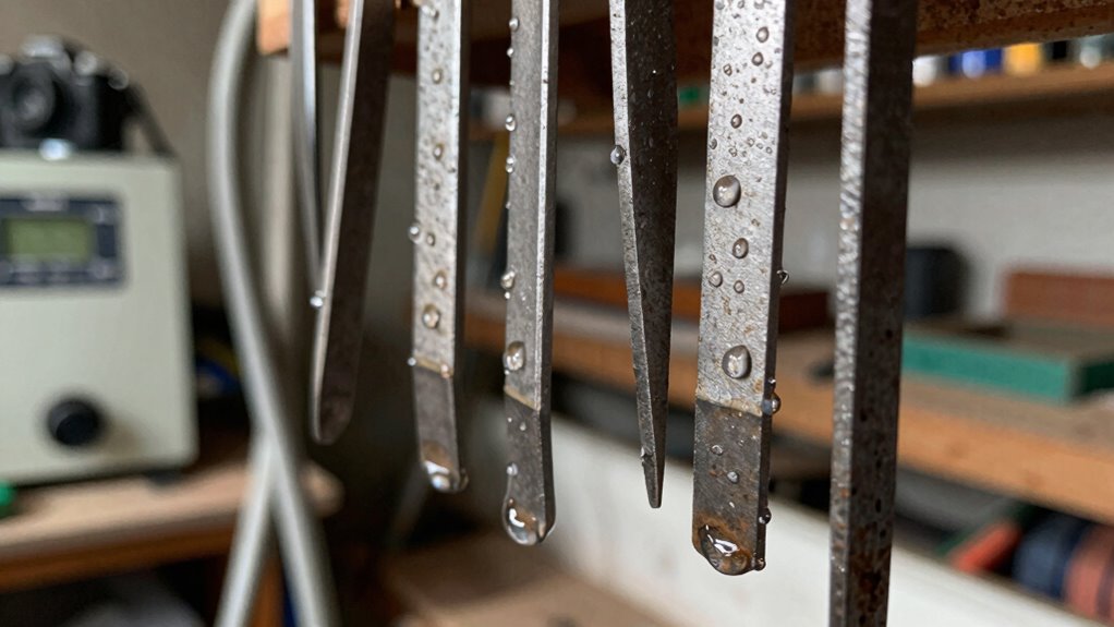 moisture causes tool corrosion