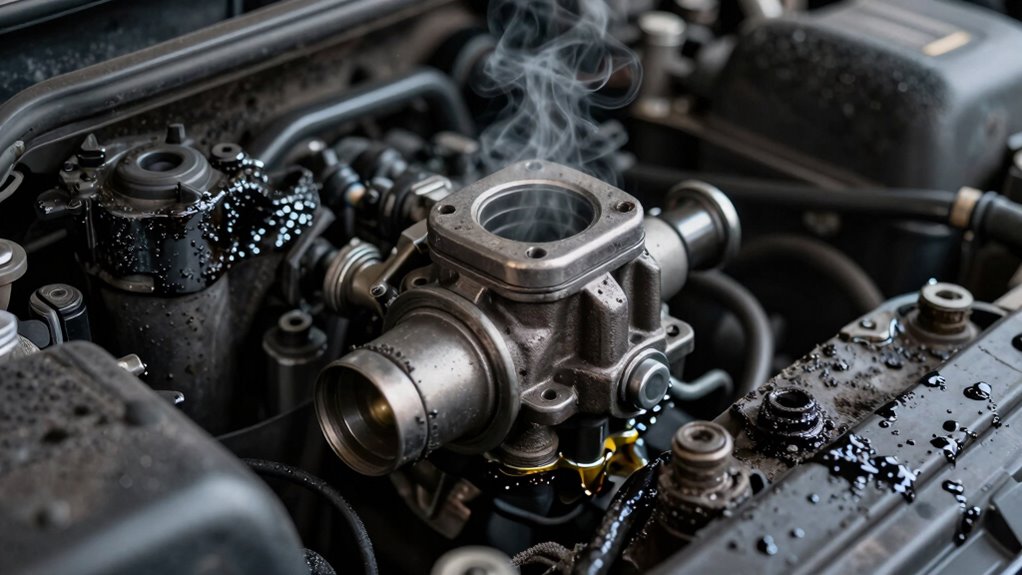 oil color change indicates damage