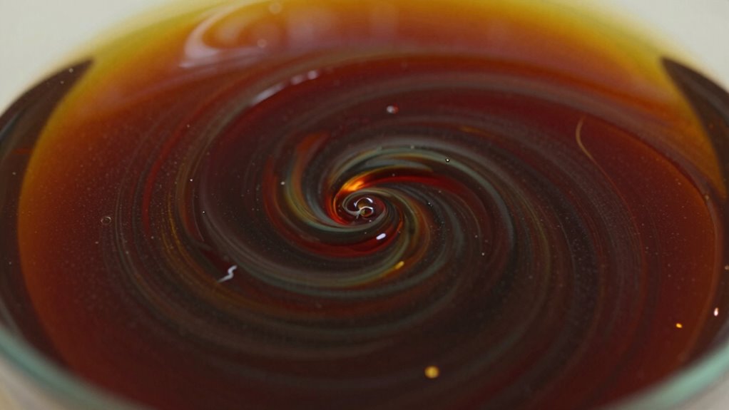 oil color darkens through oxidation