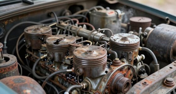 oil deterioration during idling