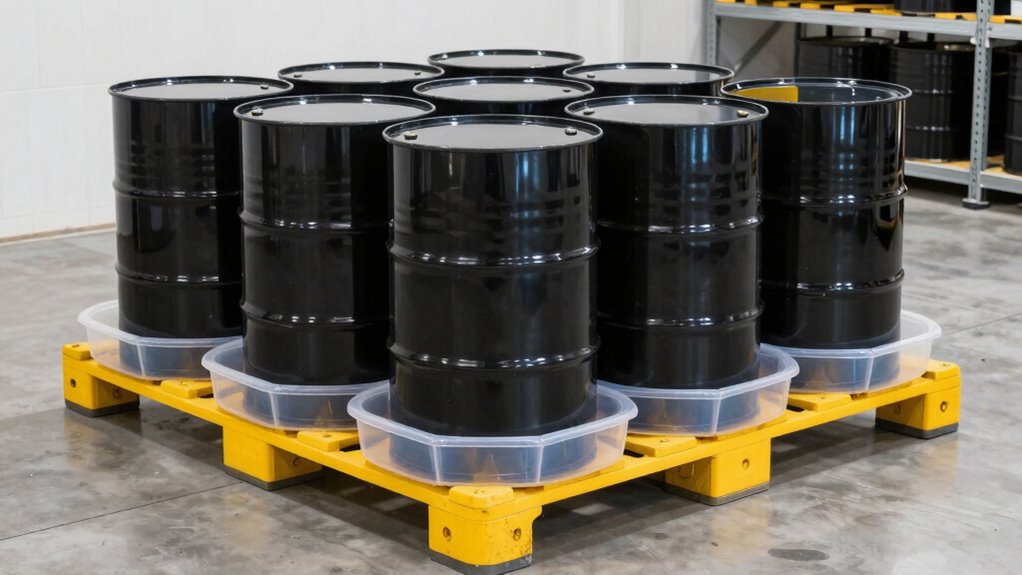 oil drum spill containment strategies