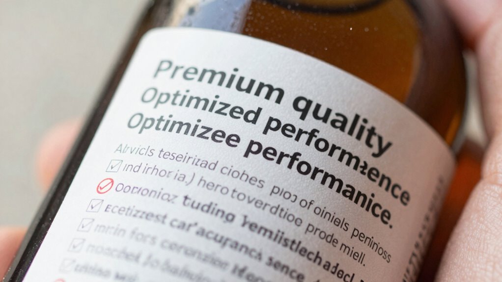 oil label trustworthiness checklist