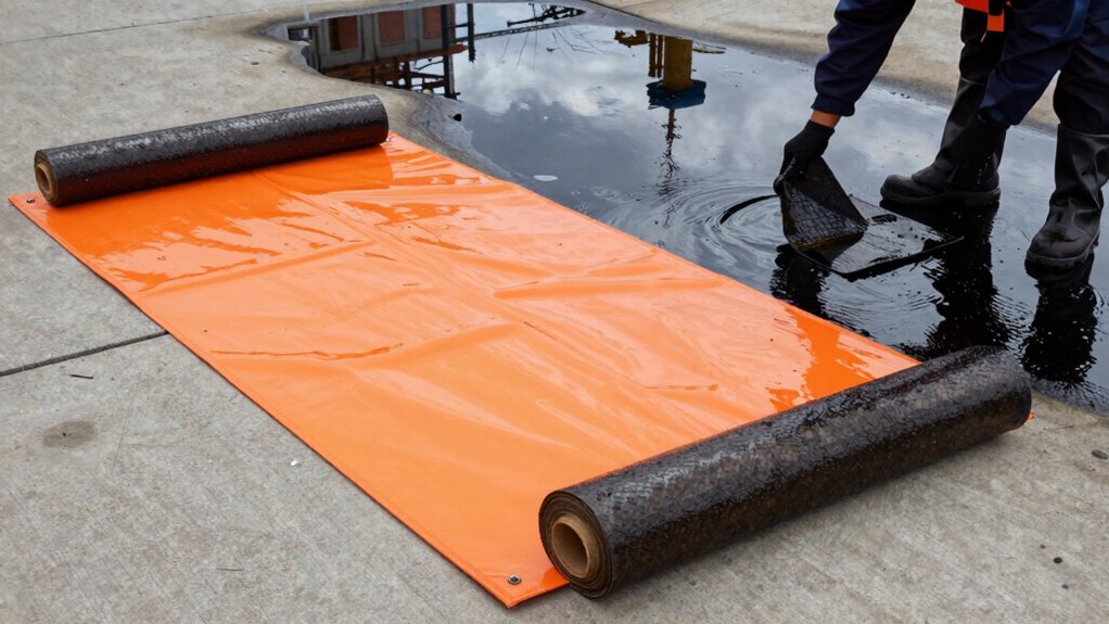 oil specific spill containment