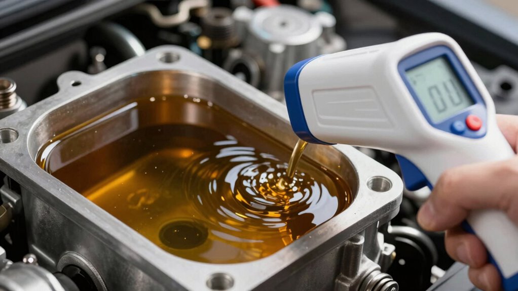 optimal oil temperature measurement