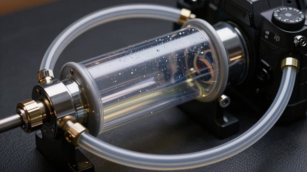 pressure difference creates suction