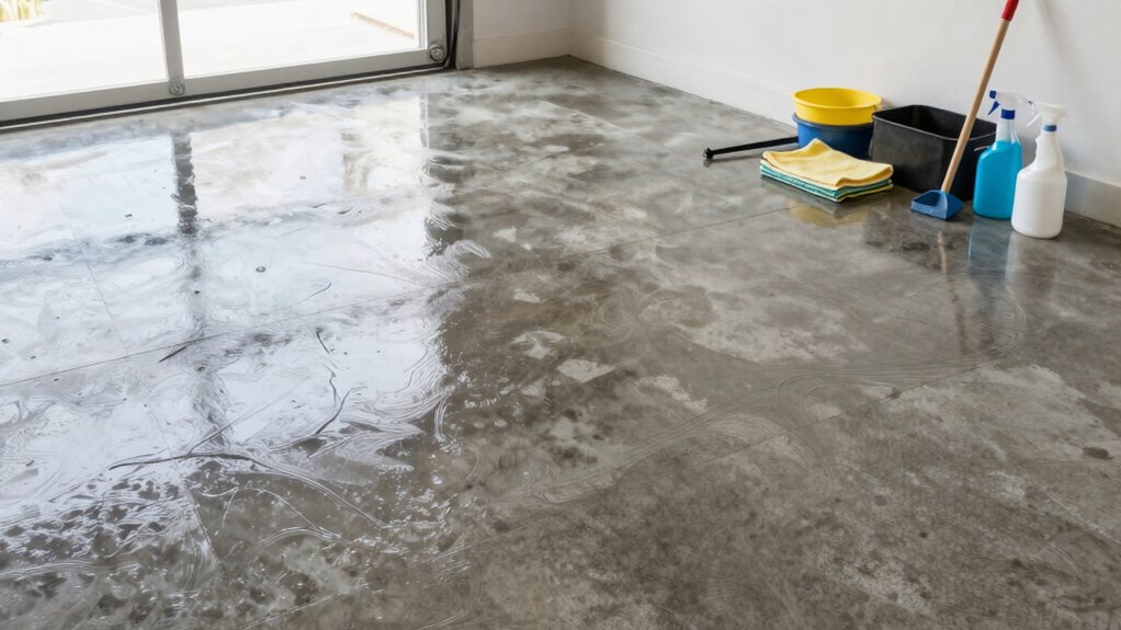 prevent floor damage through cleanup